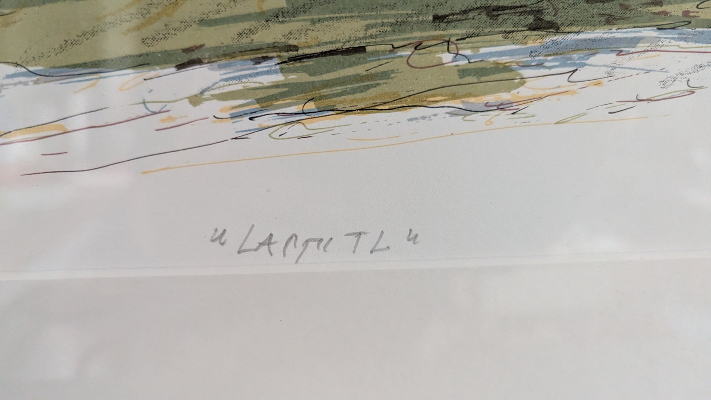 Raimo Kanerva - Lappi TL (Signeerattu Grafiikka 1983)