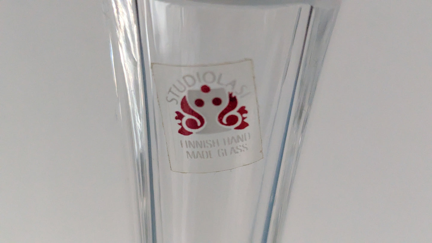 Studiolasi - Maljakko / Yhden Kukan Maljakko (Korkeus: 25cm)