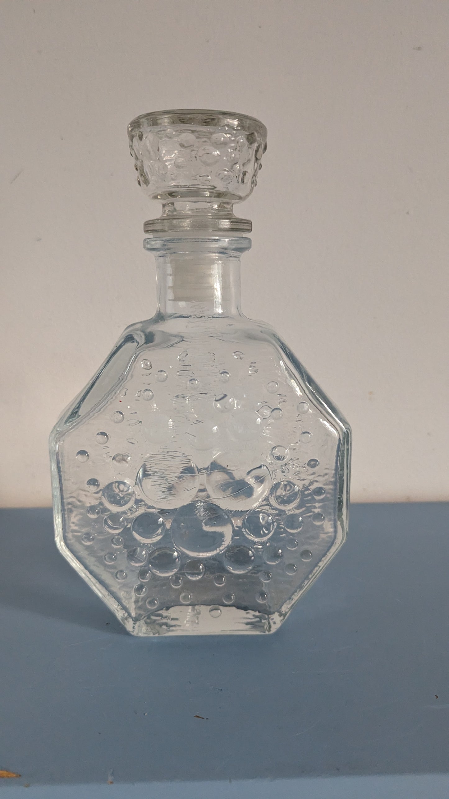 Riihimäen Lasi - Kylpysuolapullo Korkilla