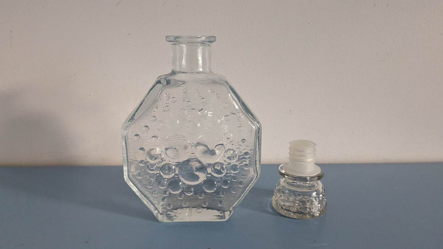 Riihimäen Lasi - Kylpysuolapullo Korkilla