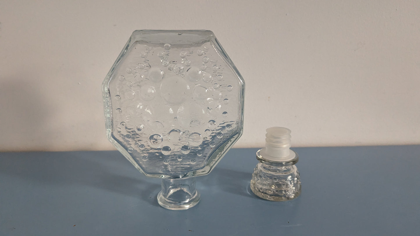 Riihimäen Lasi - Kylpysuolapullo Korkilla