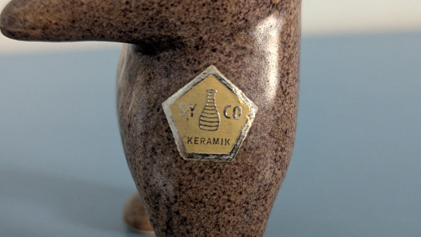 Syco Keramik - Keraaminen Karhu Figuuri (1945-1961)