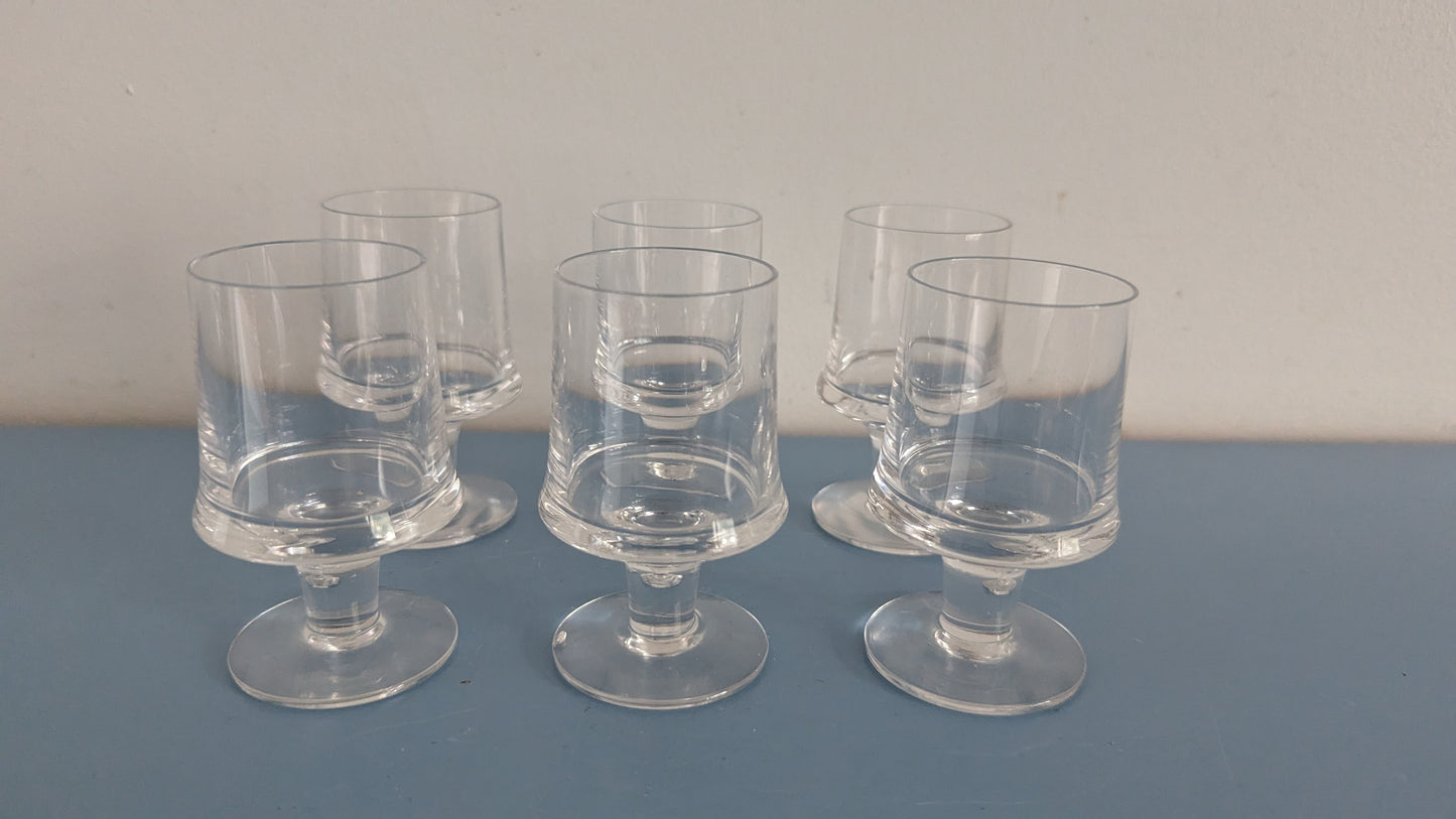 Iittala Marski Jalallinen Snapsilasi (6kpl, 1959-1979 Tapio Wirkkala)