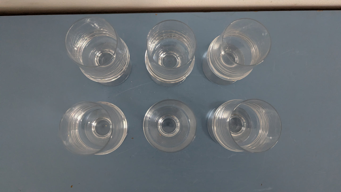 Iittala Marski Jalallinen Snapsilasi (6kpl, 1959-1979 Tapio Wirkkala)