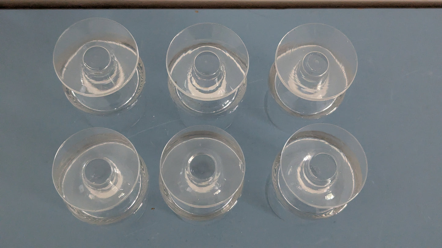 Iittala Marski Jalallinen Snapsilasi (6kpl, 1959-1979 Tapio Wirkkala)