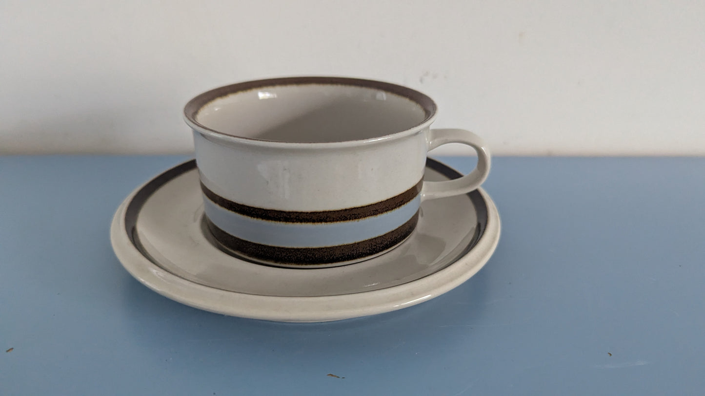 Arabia Suvanto Teeastiasto Neljälle Hengelle (8-osaa, 1985-1988, Raija Uosikkinen)