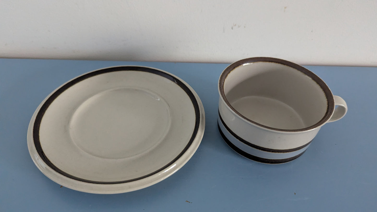 Arabia Suvanto Teeastiasto Neljälle Hengelle (8-osaa, 1985-1988, Raija Uosikkinen)