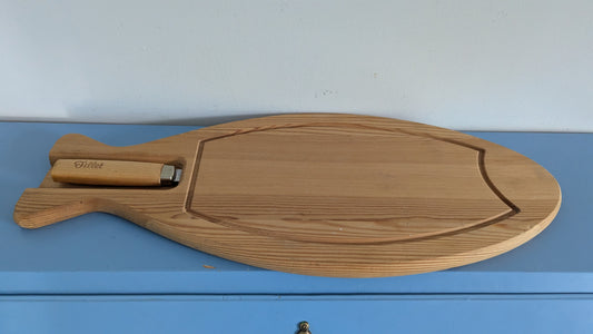 Iisakki Järvenpää Fileointilauta ja Eemeli Fileointiveitsi (Fillet)