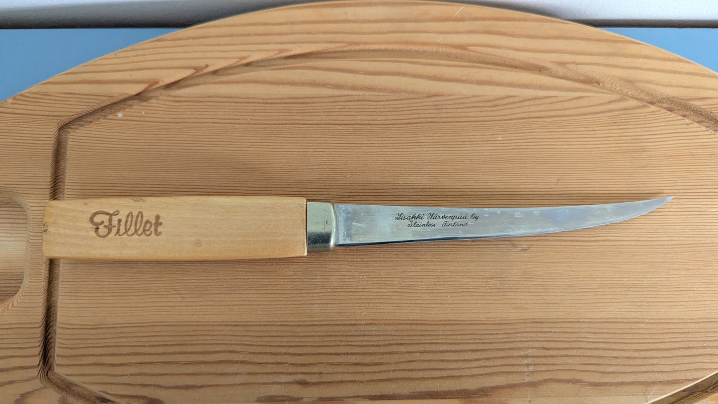 Iisakki Järvenpää Fileointilauta ja Eemeli Fileointiveitsi (Fillet)