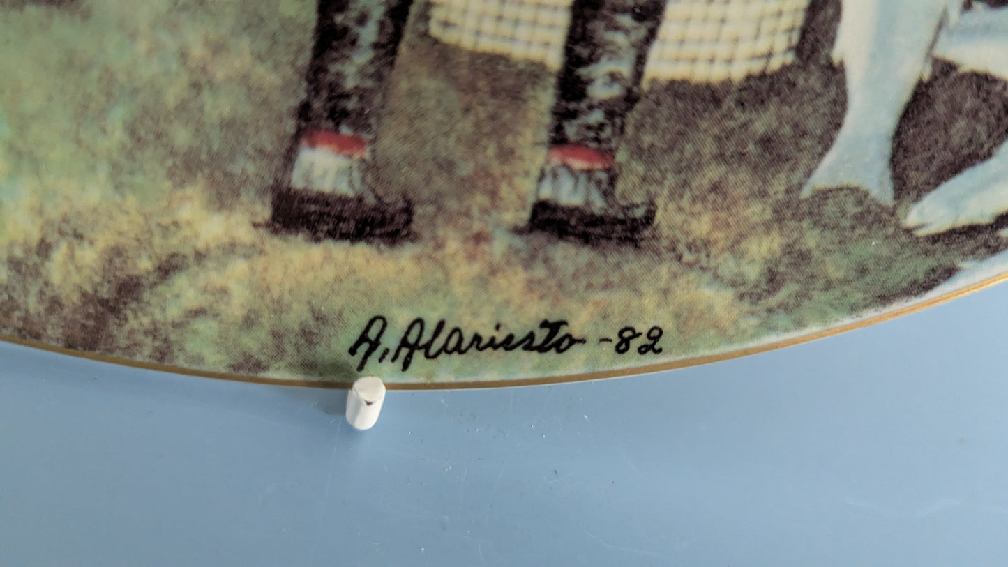 Arabia - Arabia Art 1982 Seinälautanen (Halk. 29.5cm, Andreas Alariesto)