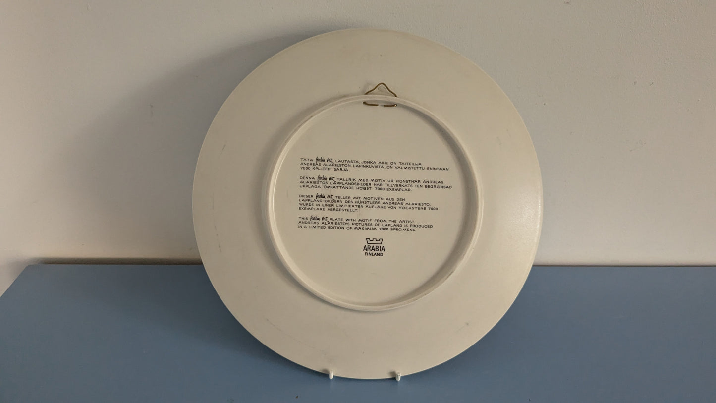 Arabia - Arabia Art 1982 Seinälautanen (Halk. 29.5cm, Andreas Alariesto)