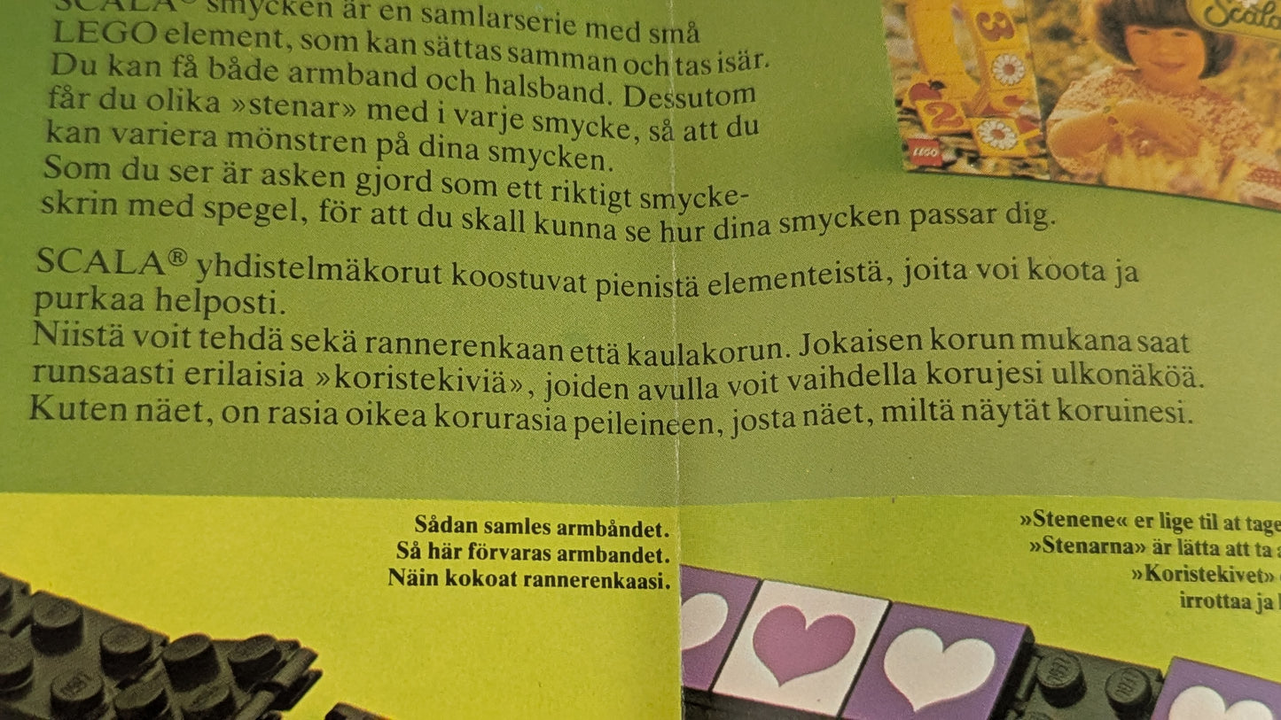 Lego - Scala 309 Rannerengas (1979, Alkuperäisessä Paketissa)