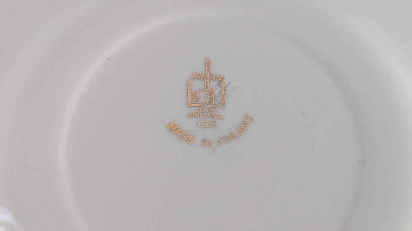 Arabia Ihanne Leivoslautanen / Leipälautanen (6kpl, Olga Osol, 1940-1956)