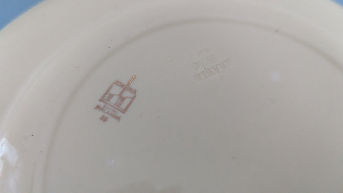 Arabia Ihanne Ruokalautanen (3kpl, Olga Osol, 1940-1956)