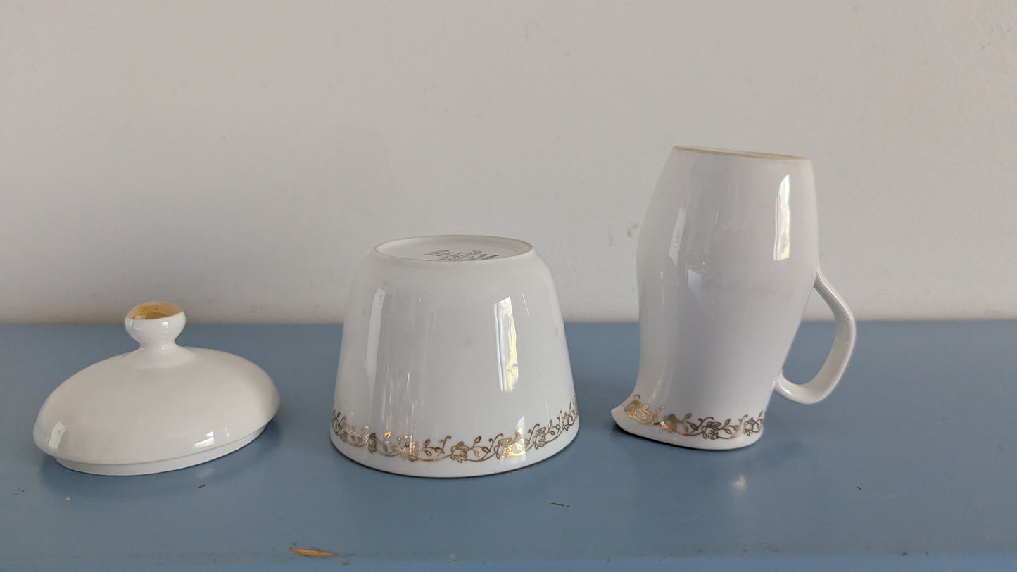 Rörstrand Lenita Sokerikko ja Kermakko