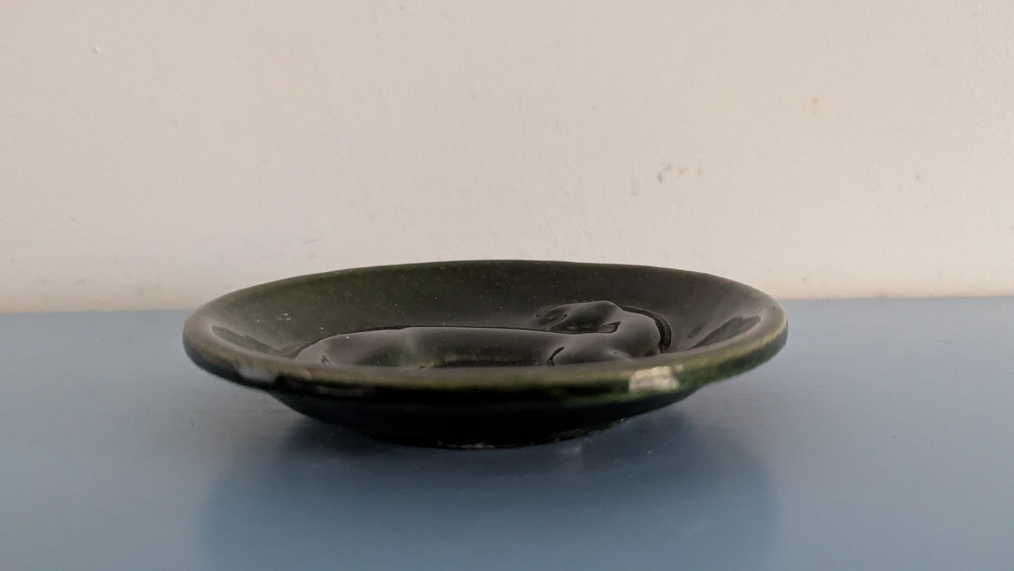 Högfors - Emaloitu Valurautainen Tuhkakuppi (Helvi Hyvärinen)