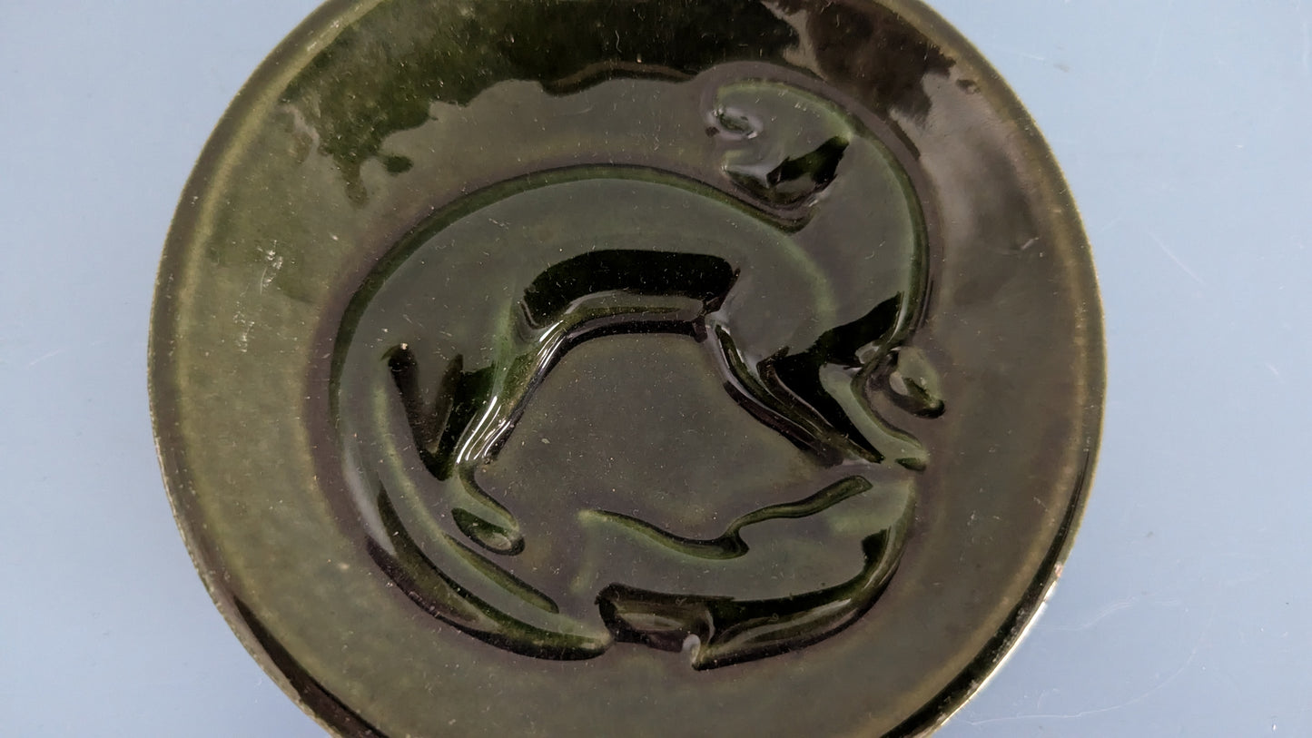 Högfors - Emaloitu Valurautainen Tuhkakuppi (Helvi Hyvärinen)