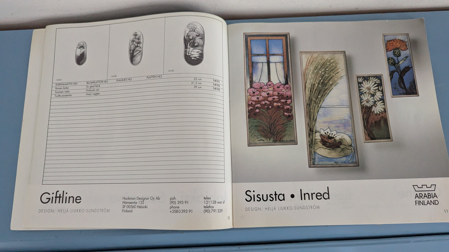 Arabia Kuvasto Vuodelta 1995 (Sivumäärä: 56)