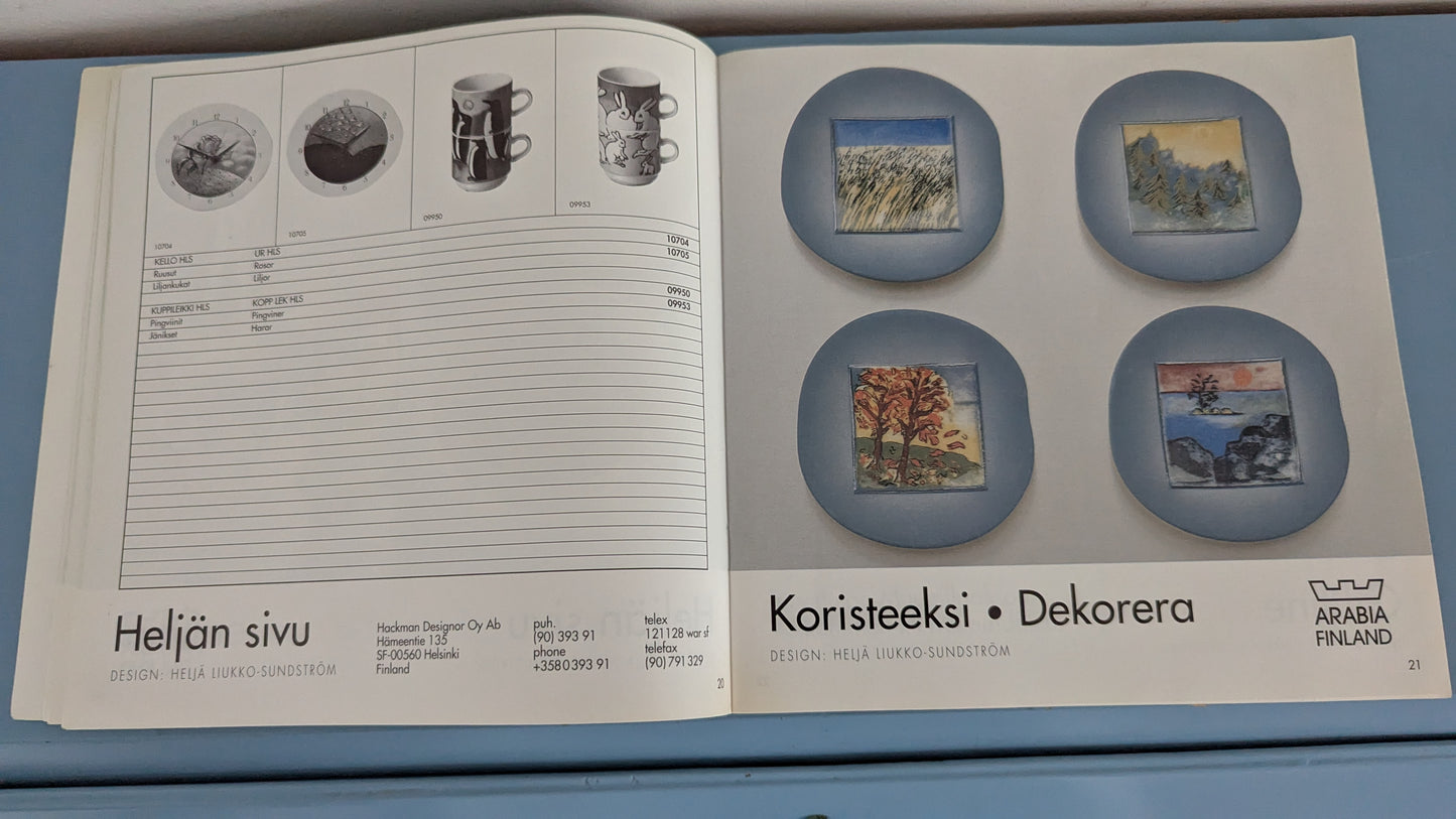 Arabia Kuvasto Vuodelta 1995 (Sivumäärä: 56)