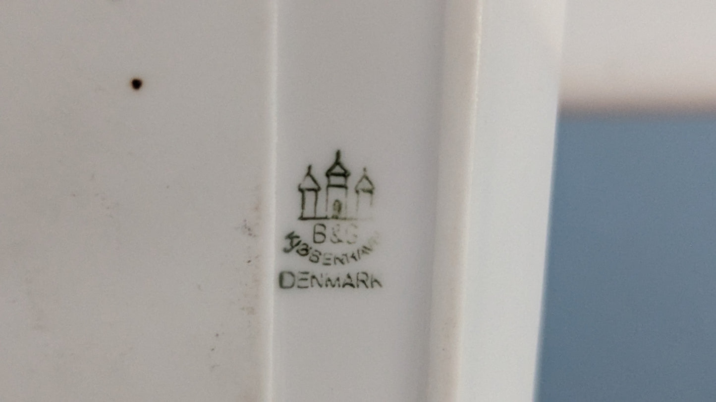 Bing & Grondahl - Kronborgin Linna Tuhka-astia / Seinälautanen (1966-1968)