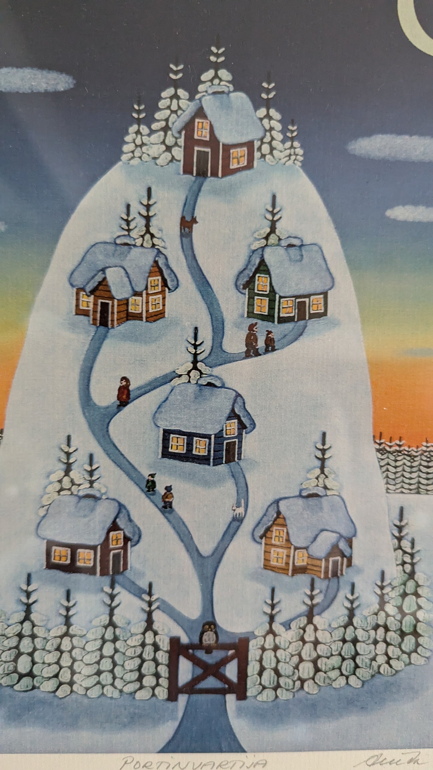 Anita Backlund - Portinvartija (Signeerattu Grafiikka, 2010)