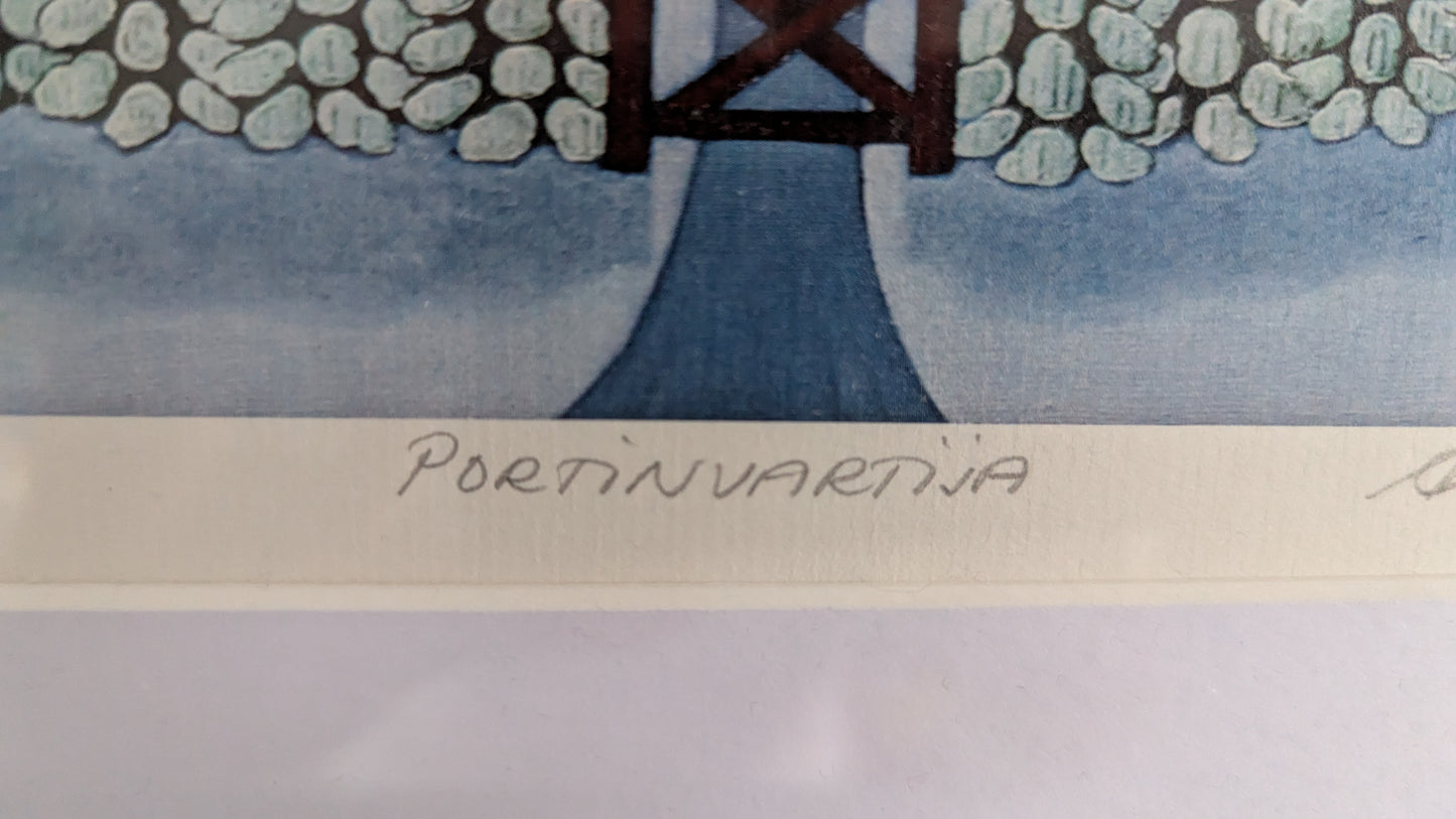 Anita Backlund - Portinvartija (Signeerattu Grafiikka, 2010)