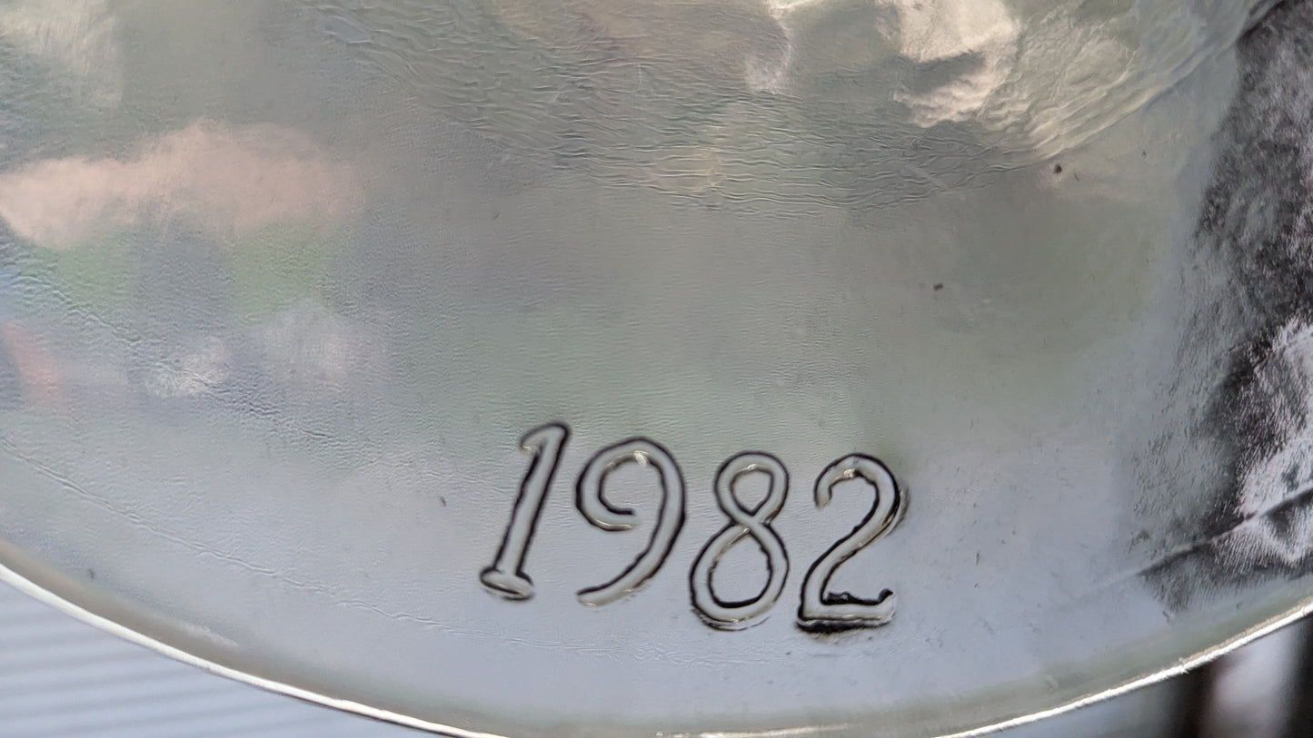 Ilmajoen Lasi - Waasan Antiikkimessut 1982 Leipälautanen / Leivoslautanen (2kpl)