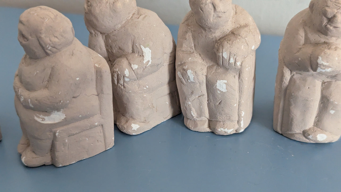 Sven Lundqvist - Votering / Äänestys (Signeerattu Kipsiveistos)