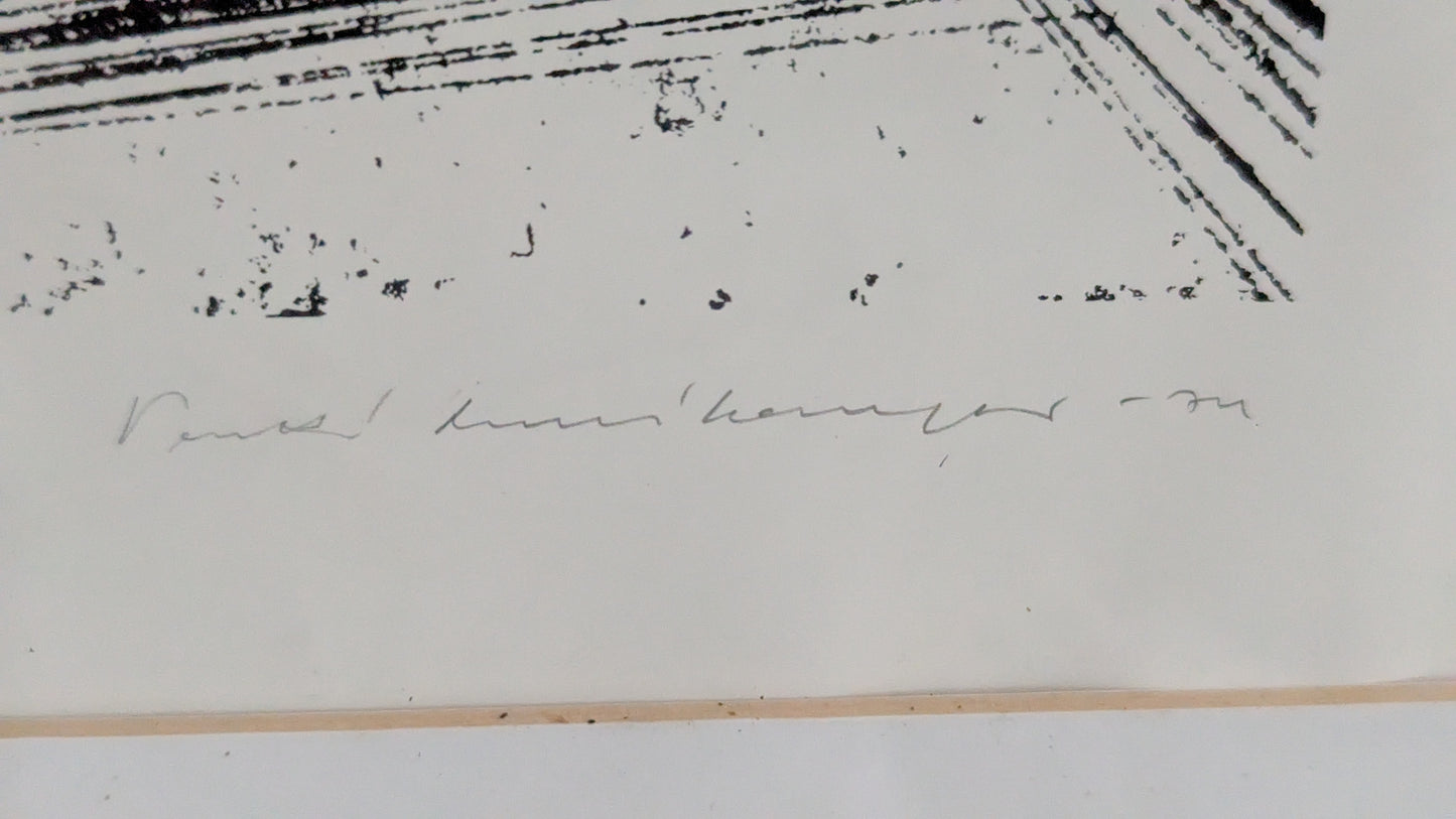 Pentti Lumikangas - Signeerattu Grafiikka (1974)