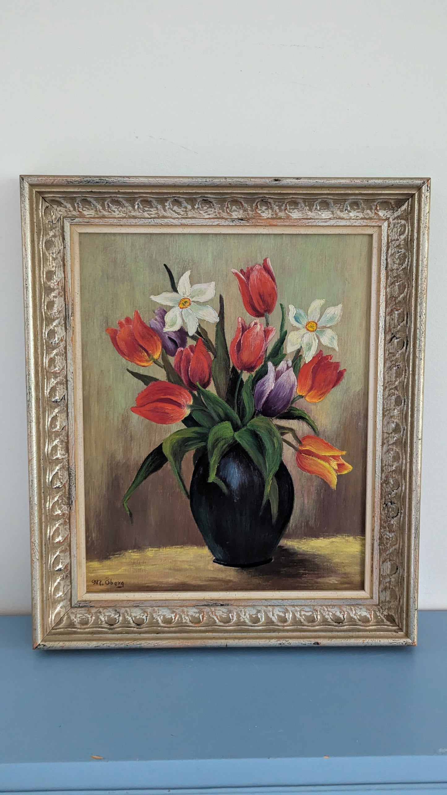 Ole Öberg - Signeerattu Öljyvärimaalaus