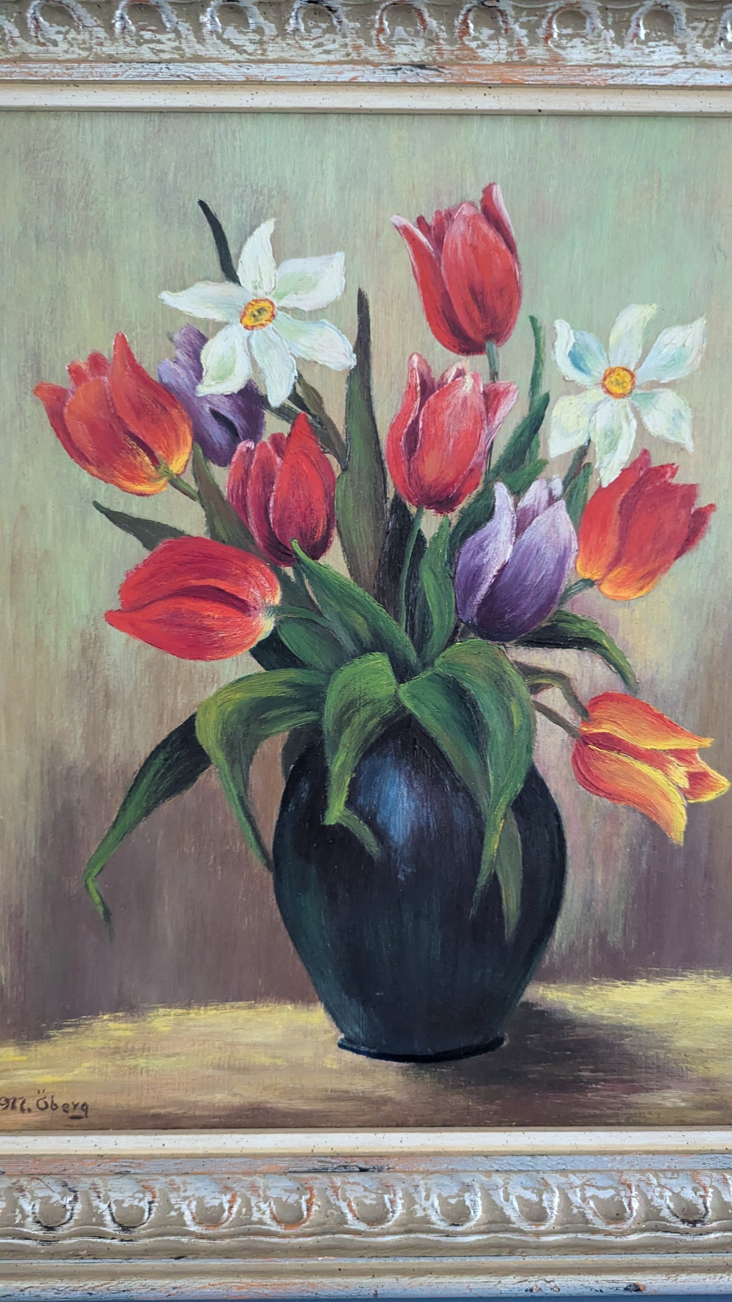 Ole Öberg - Signeerattu Öljyvärimaalaus