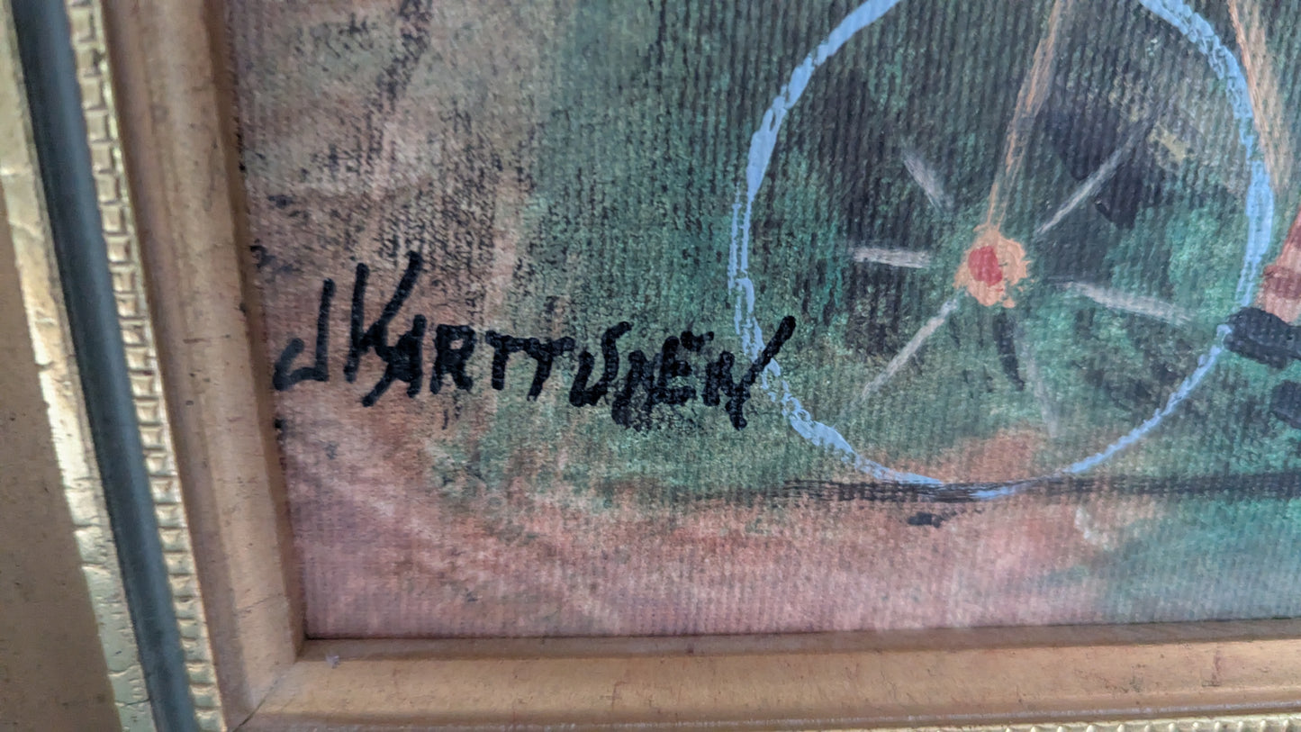 Jari Karttunen - Signeerattu Öljyvärimaalaus