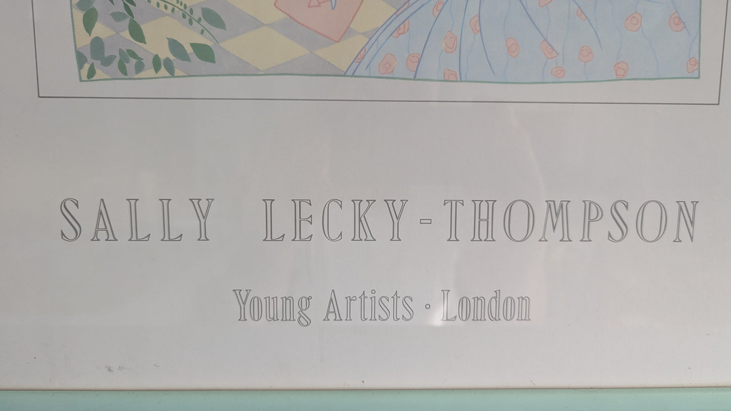 Sally Lecky-Thompson Young Artist London Näyttelyjuliste