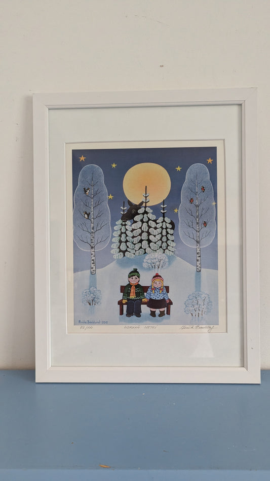 Anita Backlund - Herkkä Hetki (Signeerattu Grafiikka 2010)