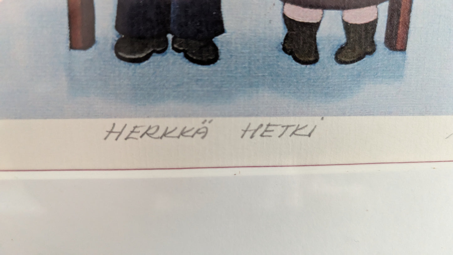 Anita Backlund - Herkkä Hetki (Signeerattu Grafiikka 2010)