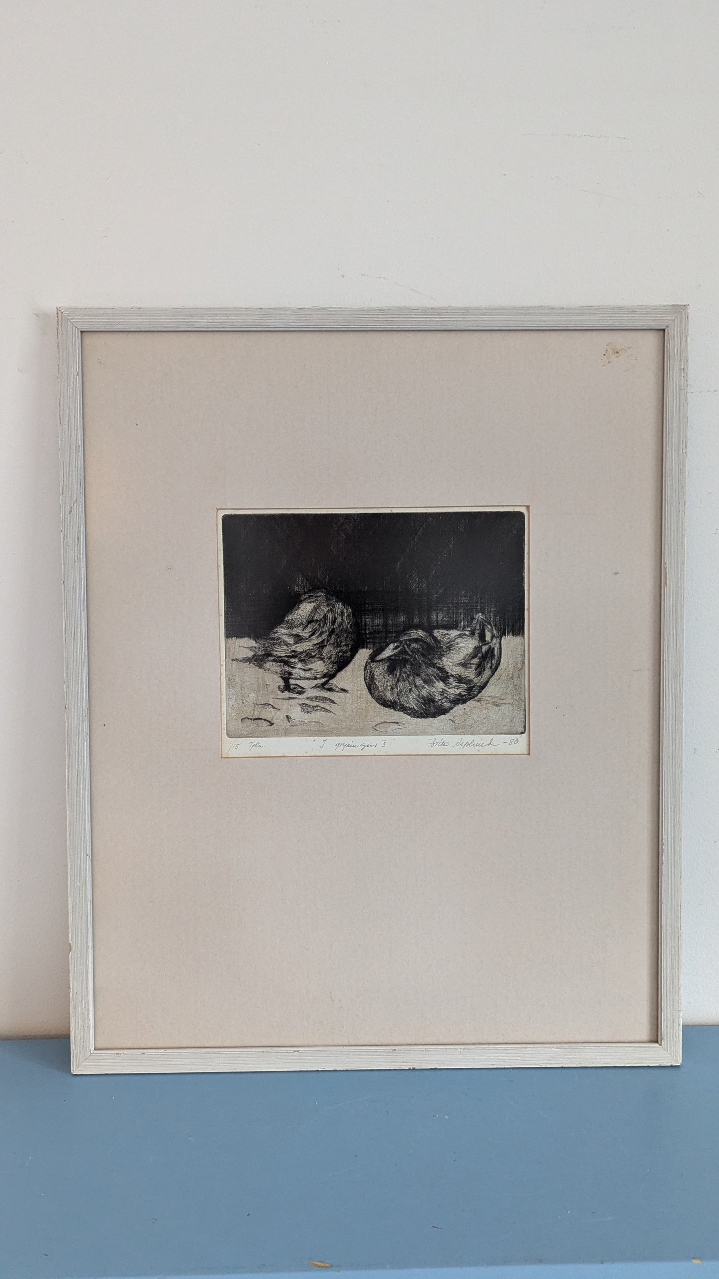 Brita Asplund - Signeerattu Puupiirros (1/15, 1980)