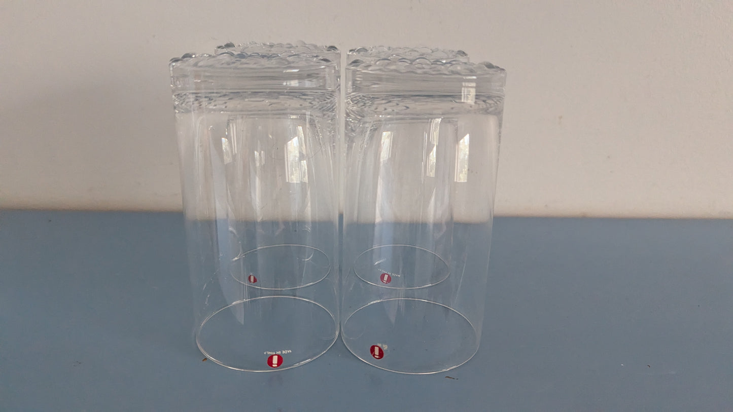 Iittala Puolukka Juomalasi (4kpl, 1968-1974, Tapio Wirkkala)