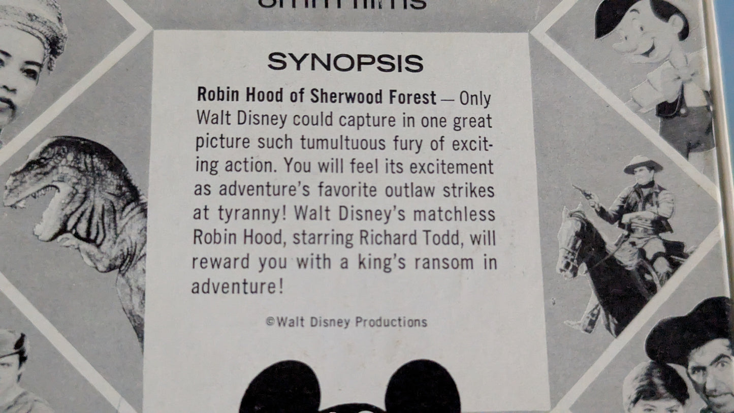 Walt Disney - Robin Hood of Sherwood Forest 8mm Kaitafilmi