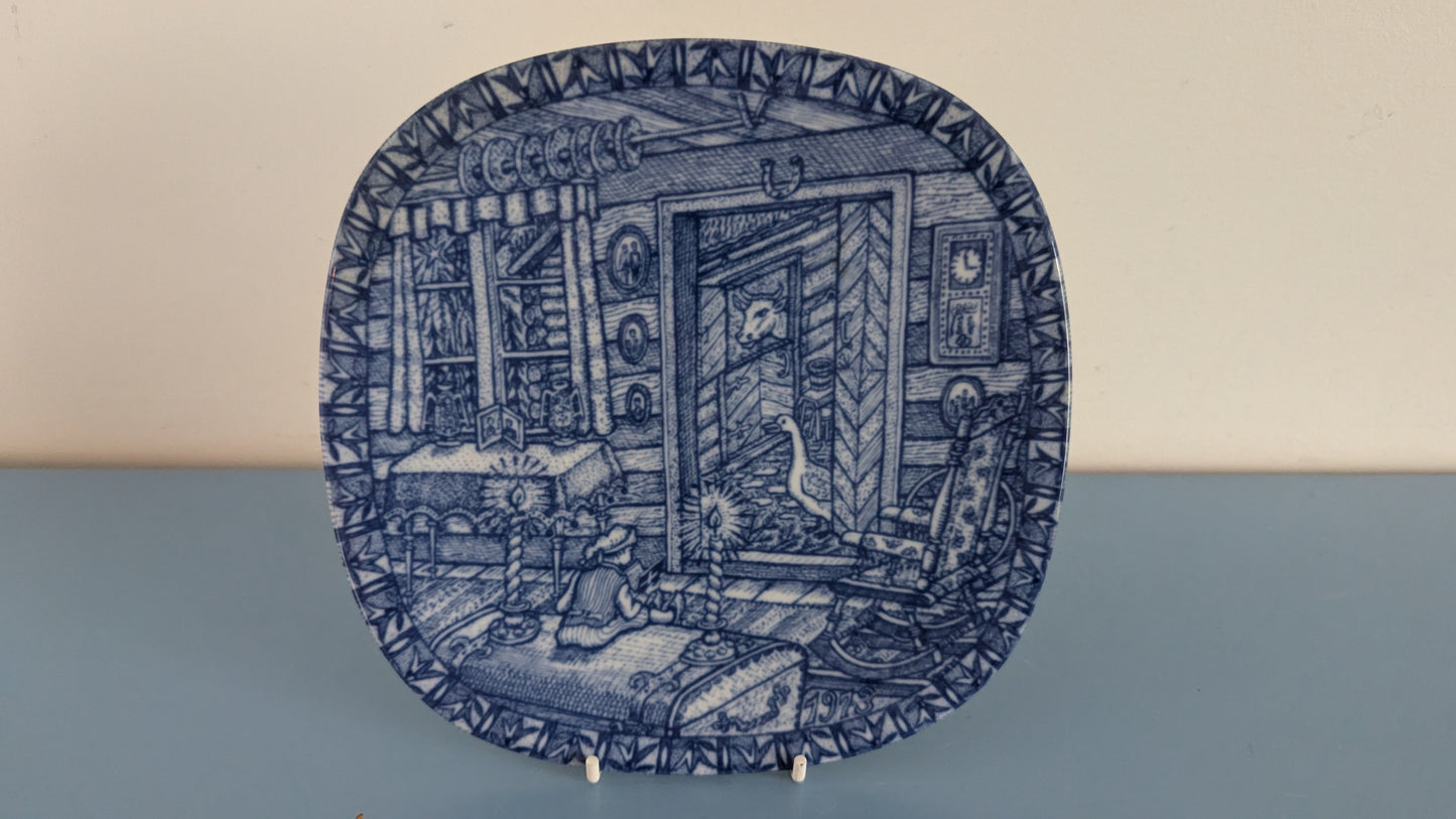 Rörstrand Maatila Smålandissa 1973 Joululautanen (Gunnar Nylund)