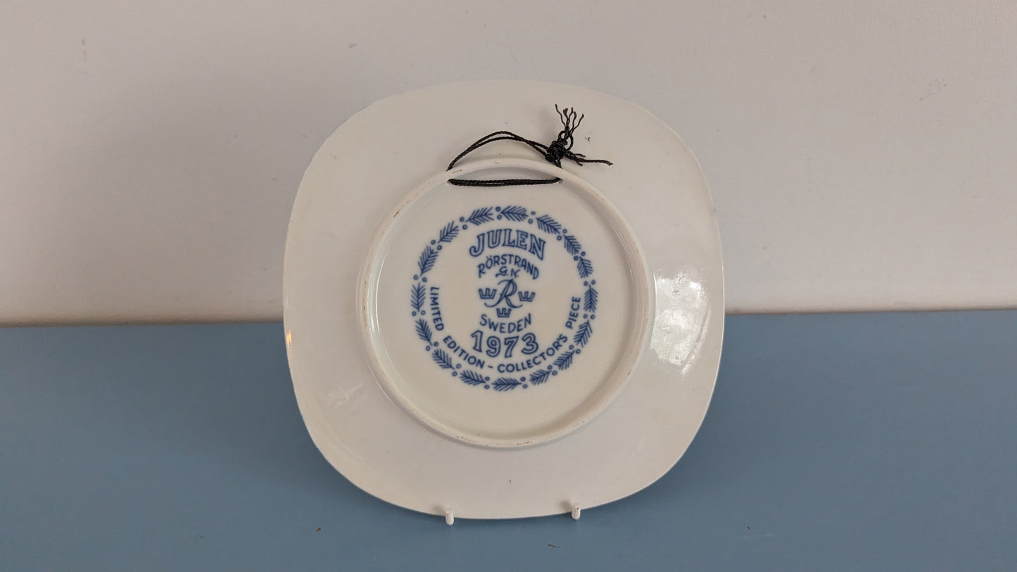 Rörstrand Maatila Smålandissa 1973 Joululautanen (Gunnar Nylund)