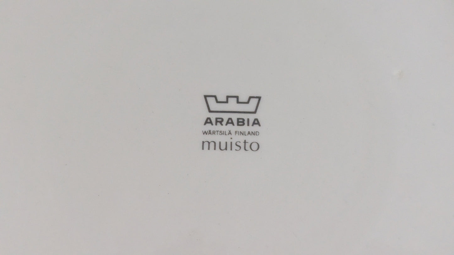 Arabia Muisto Tarjoilulautanen (1973-1974, Raija Uosikkinen)