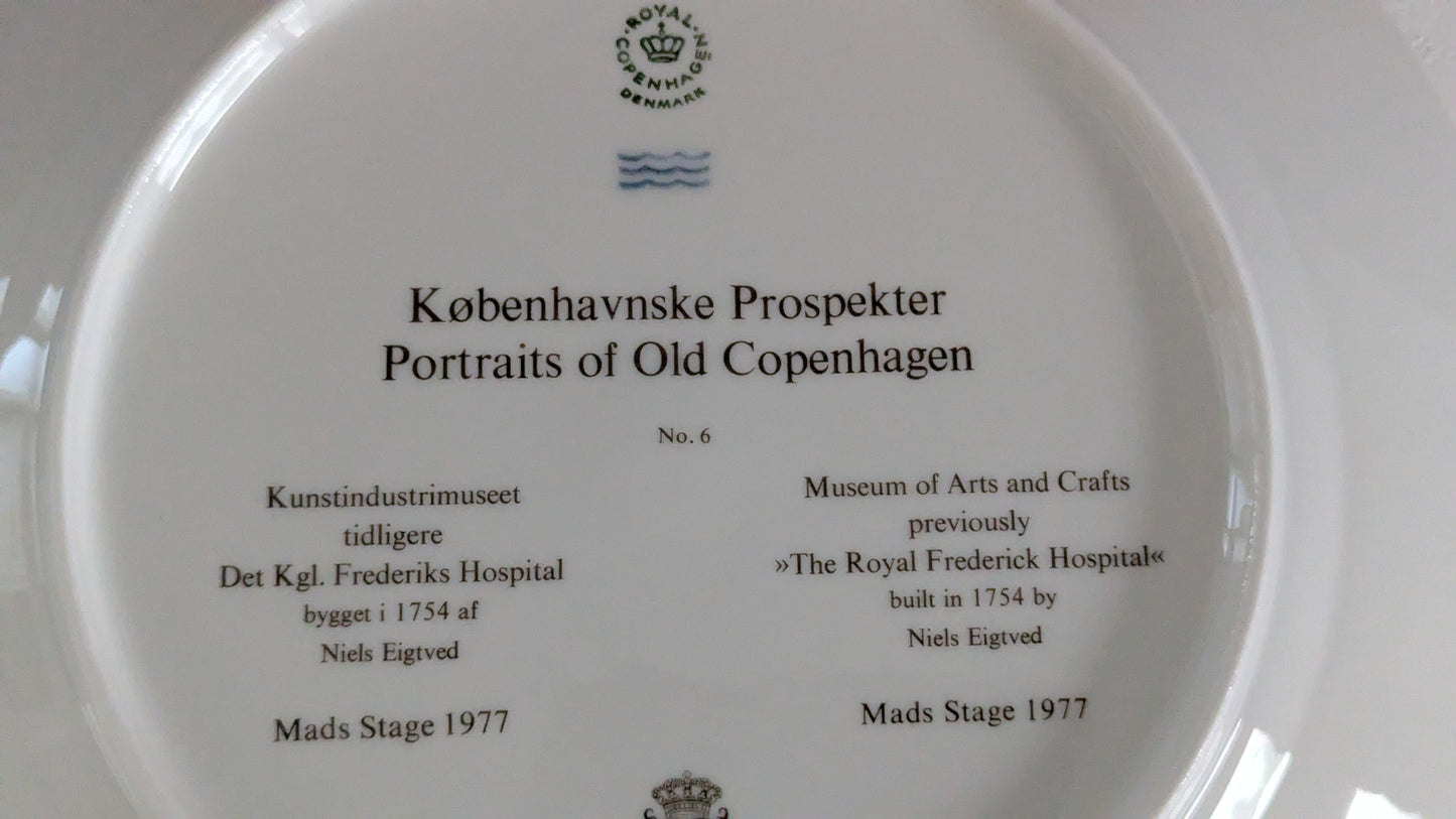 Royal Copenhagen Entinen Taideteollisuusmuseo Seinälautanen (1977, Alk. Paketissa)