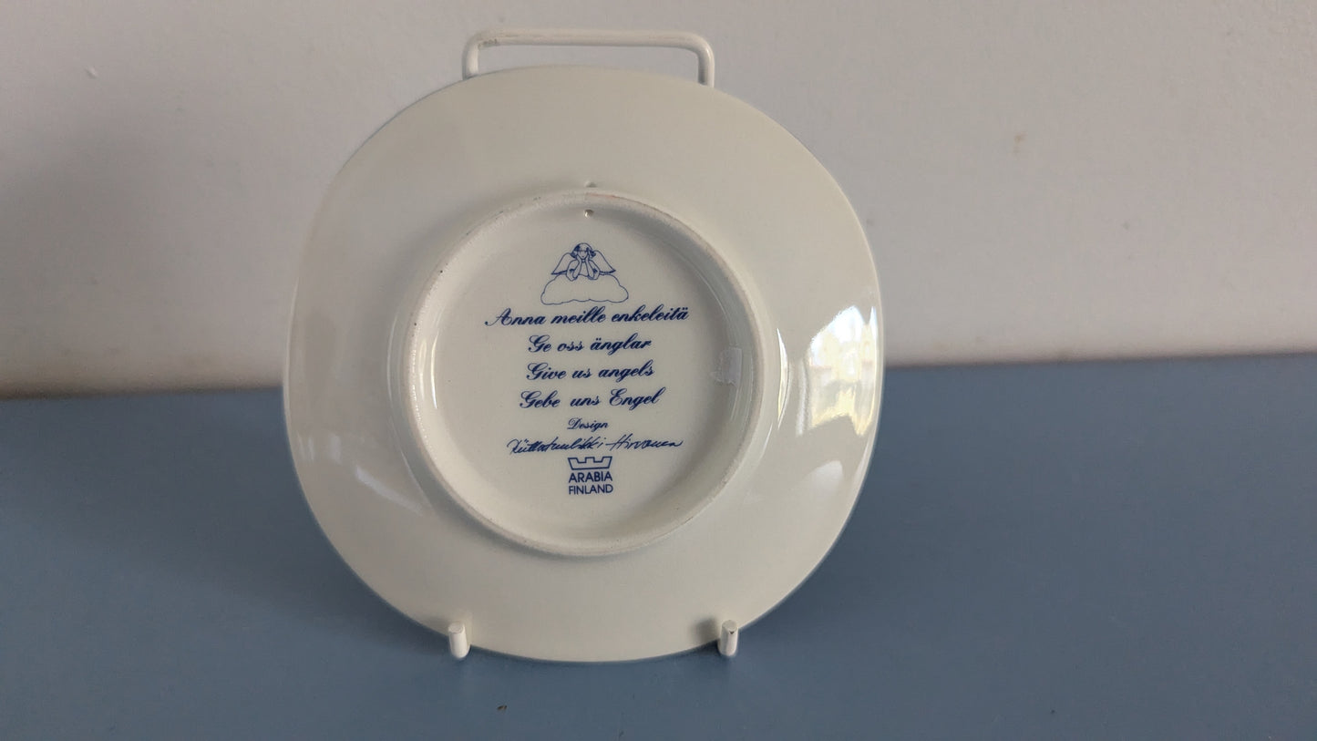 Arabia Anna Meille Enkeleitä, Leikkivä Enkeli Seinälautanen