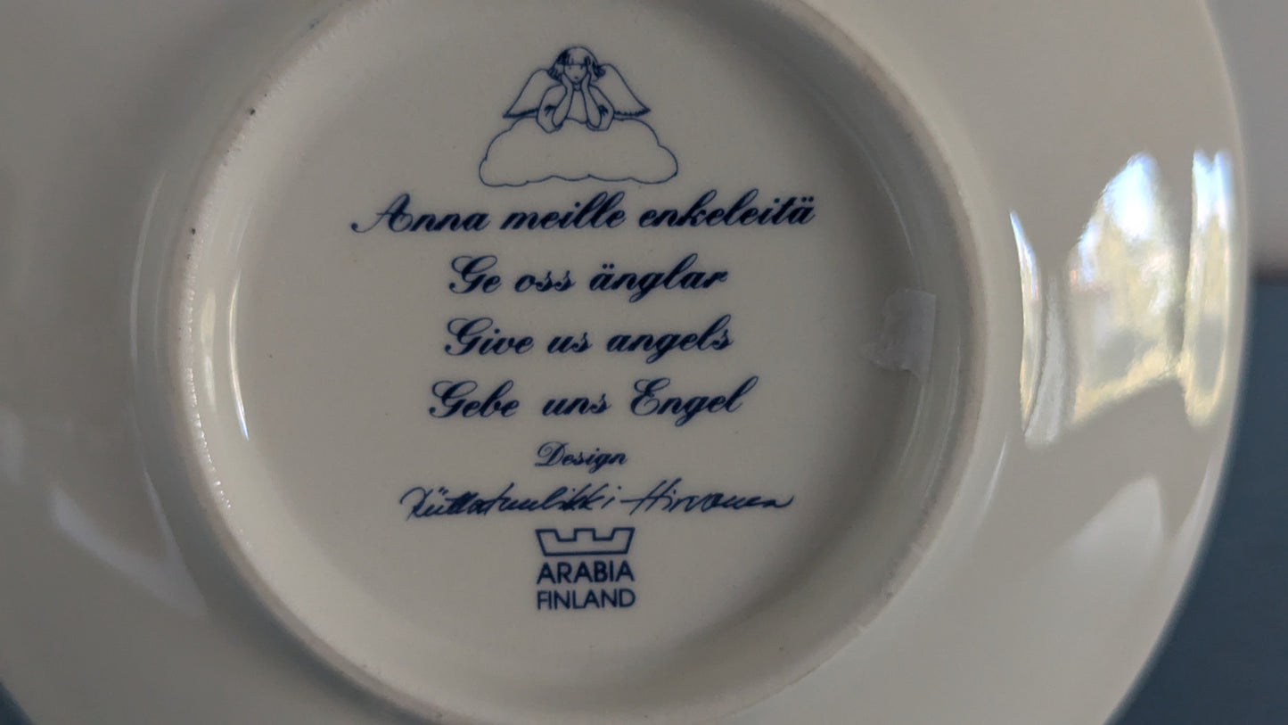 Arabia Anna Meille Enkeleitä, Leikkivä Enkeli Seinälautanen