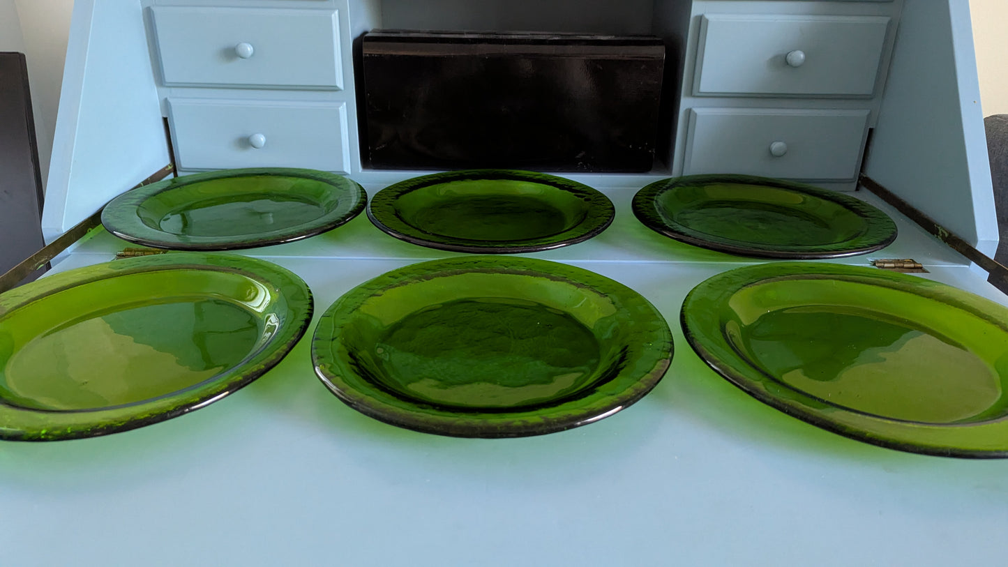 Humppila Talonpoika Ruokalautanen (6kpl, 1972-1987, Vihreä)