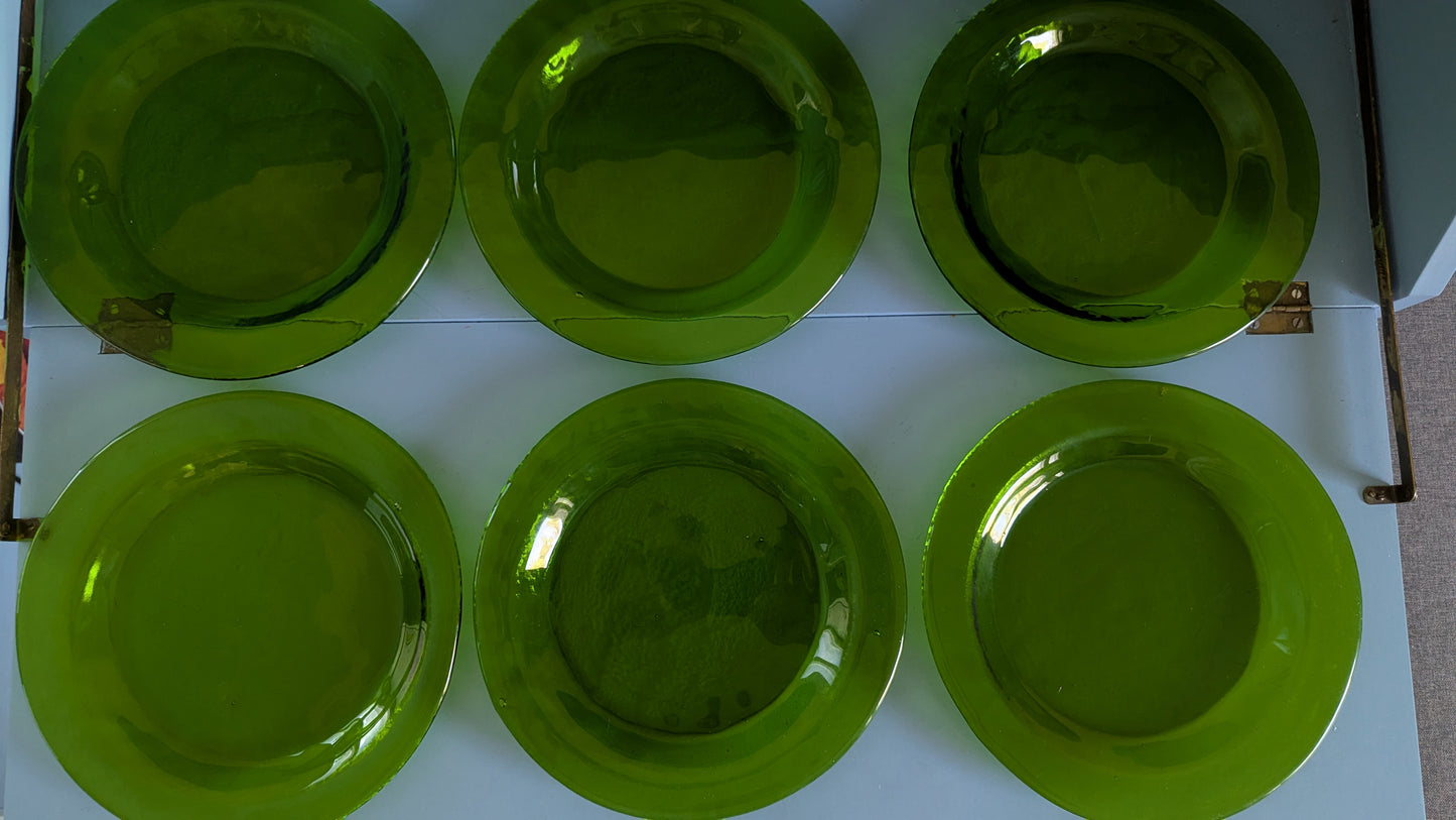 Humppila Talonpoika Ruokalautanen (6kpl, 1972-1987, Vihreä)