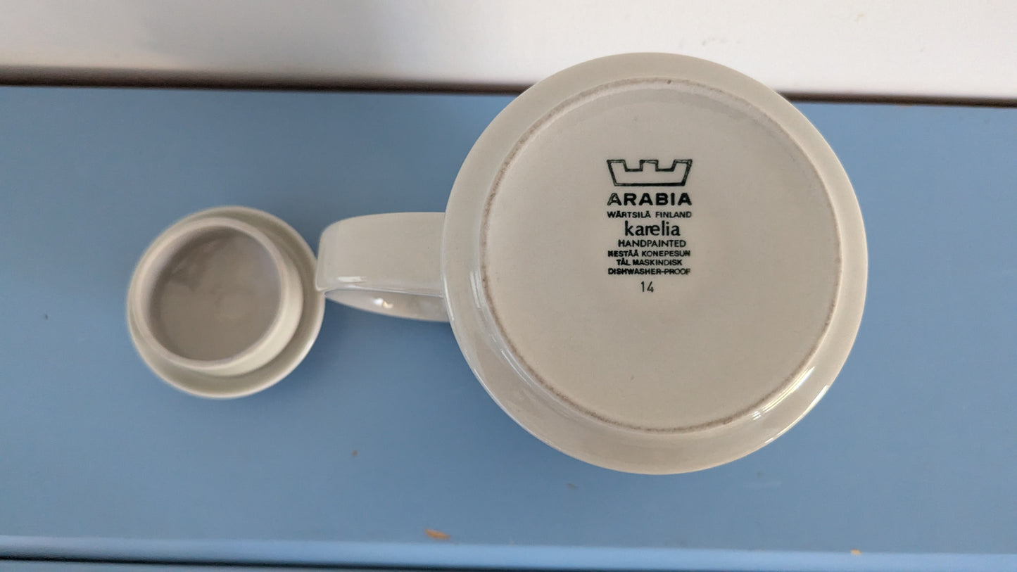 Arabia Karelia Kahvikannu (1970-1986, Anja Jaatinen-Winqvist)