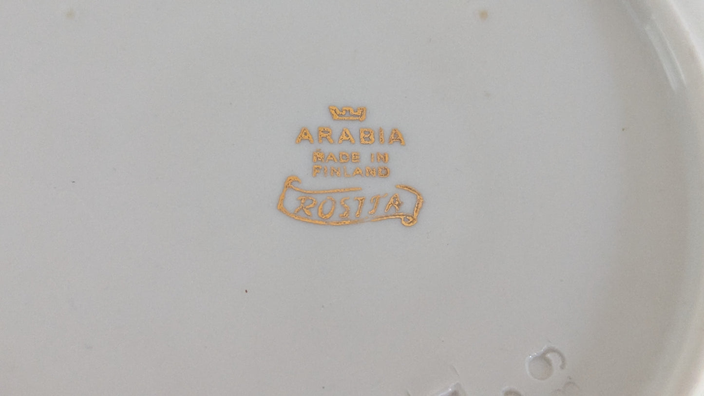 Arabia Rosita Salaattilautanen / Alkuruokalautanen (2kpl, 1944-1958)