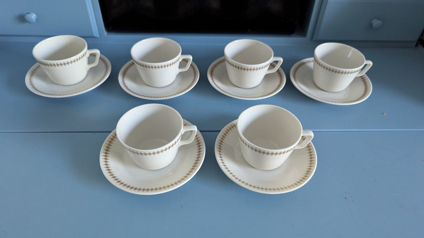 Arabia Lido Kahviastiasto Kuudelle Hengelle (12-osaa, 1968-1973)