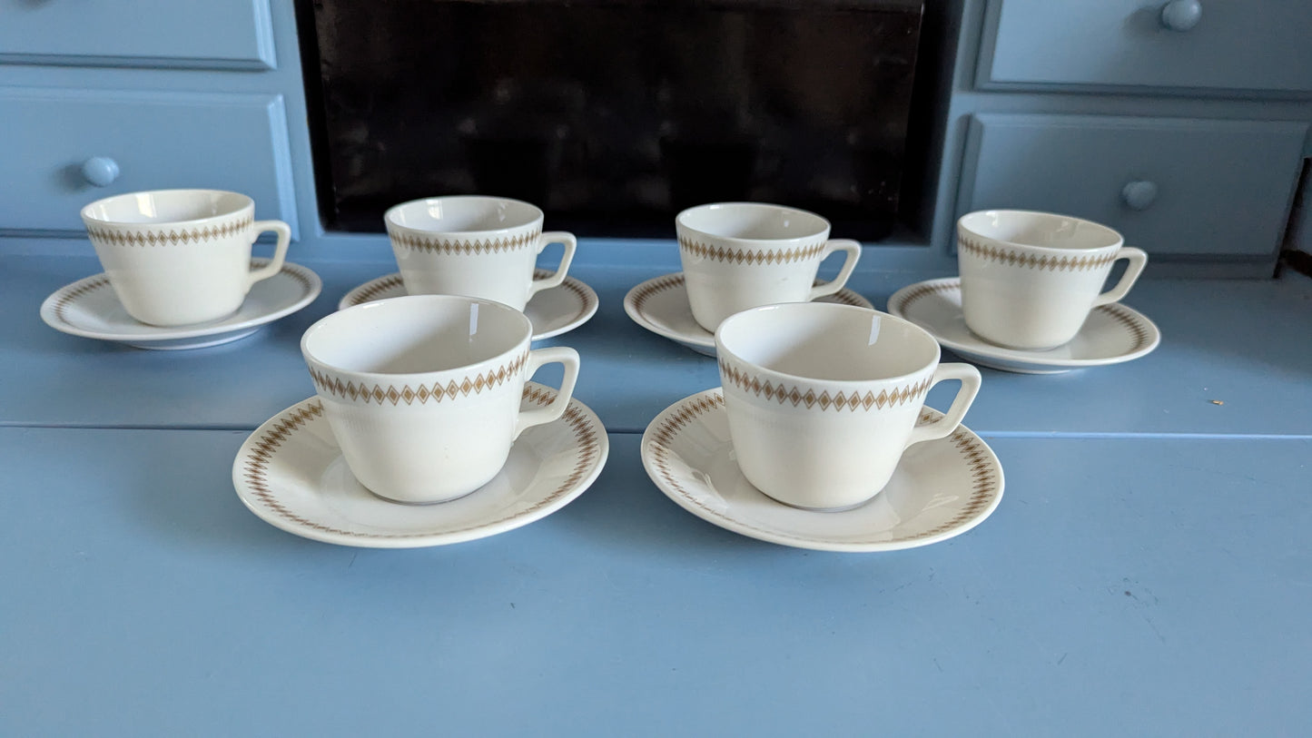 Arabia Lido Kahviastiasto Kuudelle Hengelle (12-osaa, 1968-1973)